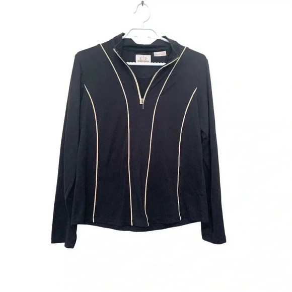 EP Pro, ladies golf shirt, long sleeves, 1/3 zip  in front EUC size medium. - Picture 5 of 5
